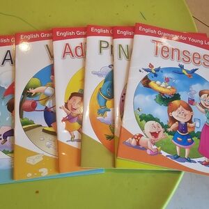 Colorful English Grammar Books for Kids